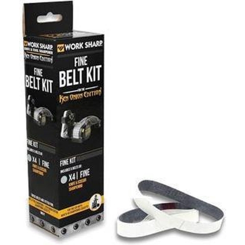 Work Sharp Knife & Tool Sharpener Ken Onion Edition (Mk.1 & Mk.2), Replacement Belt Kit WSSAKO81120, 5-delige slijpbandenset, X4, 3000 grit