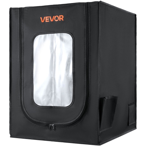 VEVOR 3D-printerbehuizing/printertent (55 x 65 x 75 cm), stofbestendige beschermkap met constante temperatuurregeling en ledverlichting, compatibel met gangbare modellen van Creality/ELEGOO/Anycubic