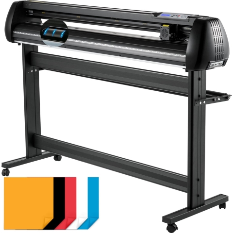 VEVOR Vinyl Snijplotter, 1260 mm Snijplotter Machine, 20 - 800 mm/s Vinyl Cutter Plotter, 3 Bladen Snijplotter, Plottermachine met Signmaster-software, Folieplotter Snijder voor Borden en Decoraties