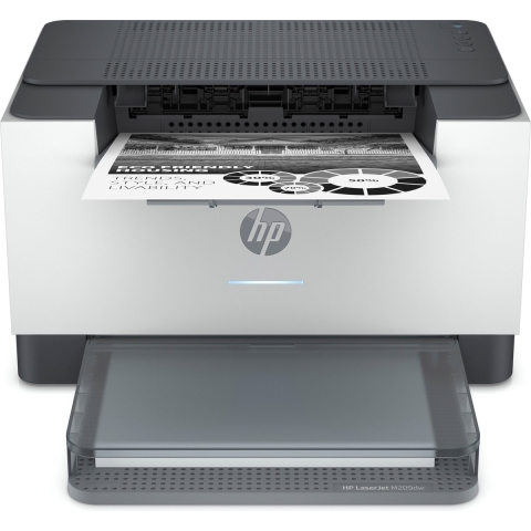 HP LaserJet M209dw printer, Zwart-wit, Printer voor Thuis en thuiskantoor, Print, Dubbelzijdig printen; Compact formaat; Energiezuinig; Dual-band Wi-Fi