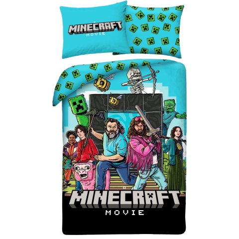 Minecraft Movie Duvet Set - Ver. 2 (140x200cm)