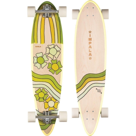 Impala Skateboard - Jupiter Longboard - 37'' - Birdy Floral - Impala - OneSize - Skateboard