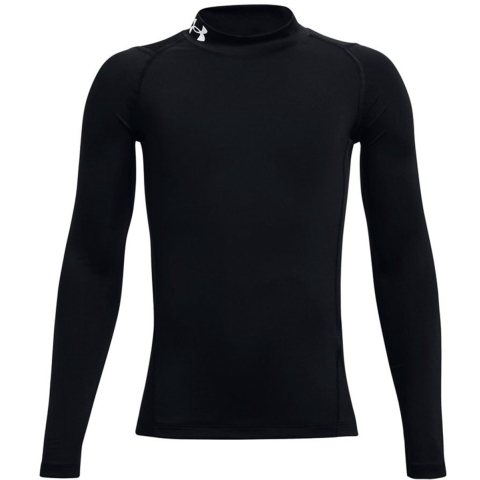 Under Armour Blouse - HG Armor Mock - Zwart - Under Armour - 7 jaar (122) - Shirts