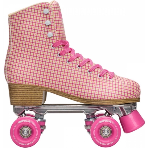 Impala Rolschaatsen - Quad Skate - Roze Schots - Impala - 41 - Rolschaatsen
