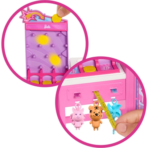 Barbie Pop - 30 cm - Mysteries Cotton Candy & Games Speelset - Barbie - OneSize - Pop