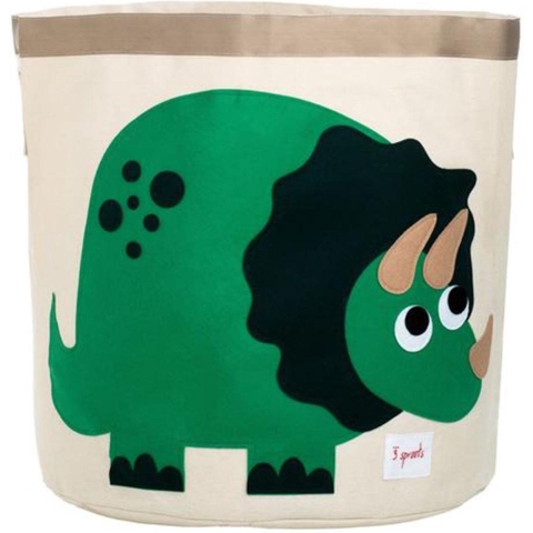 3 Sprouts Opbergmand - 44,5x43 cm - Dinosaur - 3 Sprouts - OneSize - Mand