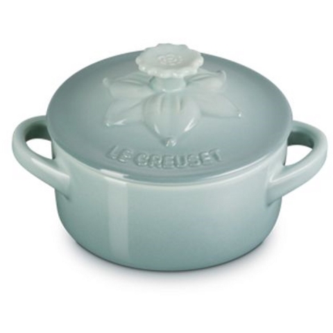 Le Creuset Mini-Braadpan Jardin Ø10cm / 0,25L 'Sea Salt'