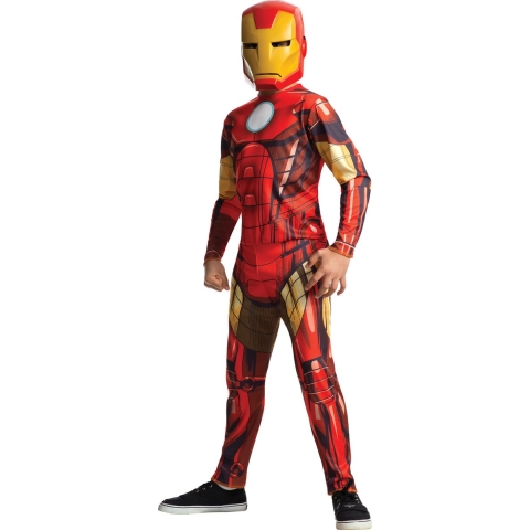 Rubies Verkleedkleren - Marvel's Iron Man Classic Costume - Rubies - 5-6 jaar (110-116) - Kostuum