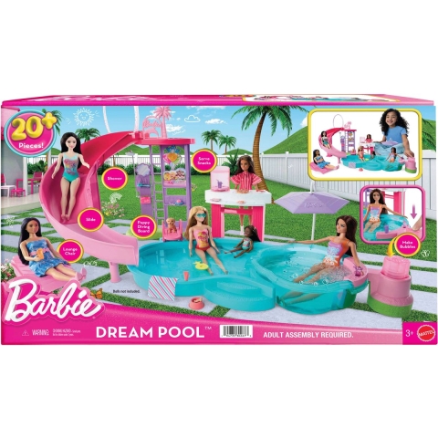 Barbie Speelgoed - Dream Pool - Barbie - OneSize - Speelgoed