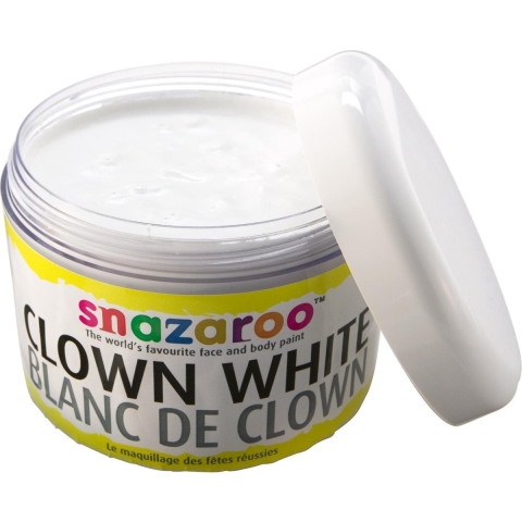 Snazaroo Schmink - 250 ml - Clown wit - Snazaroo - OneSize - Verf