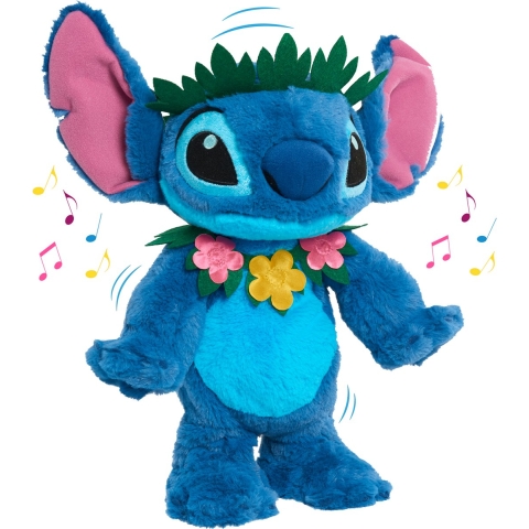 Disney Stitch Knuffel m. Geluid en beweging - Dance & zingen Sti - Stitch - OneSize - Knuffel