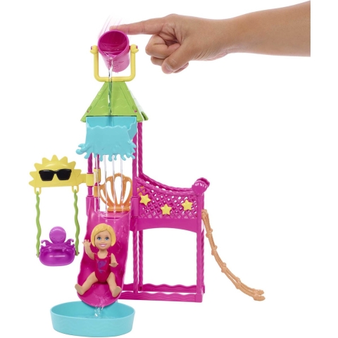 Barbie Poppenset - Skipper First Jobs - Waterpark speelset - Barbie - OneSize - Pop