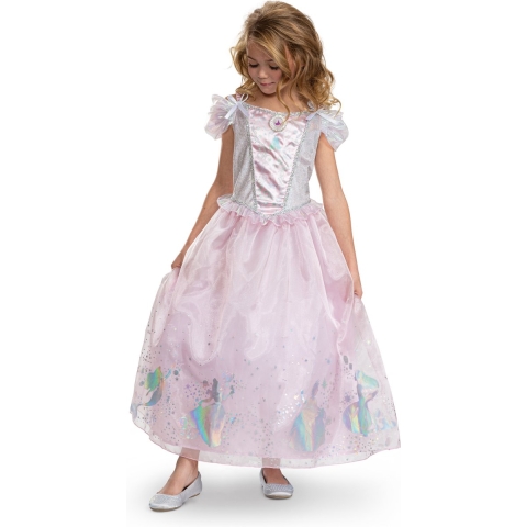 Disguise Kostuum - Multi Princess Deluxe - Disguise - 7-8 jaar (122-128) - Kostuum
