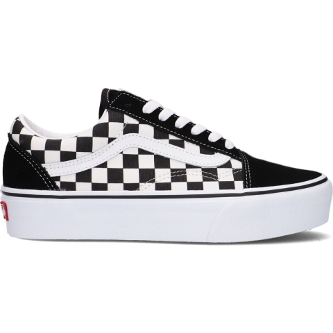 Vans Schoenen - Old Skool - Schaakbord - Zwart/Off White - Vans - 37 - Schoenen