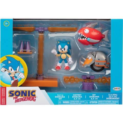 Sonic Speelset - Diorama-set - Vliegende batterijzone - 6 Onderd - Sonic - OneSize - Speelgoed