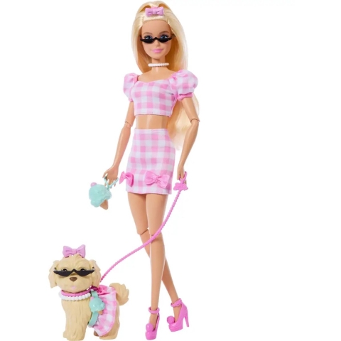 Barbie Pop - 30 cm - Twinning Looks Kanten Strikken - Barbie - OneSize - Pop