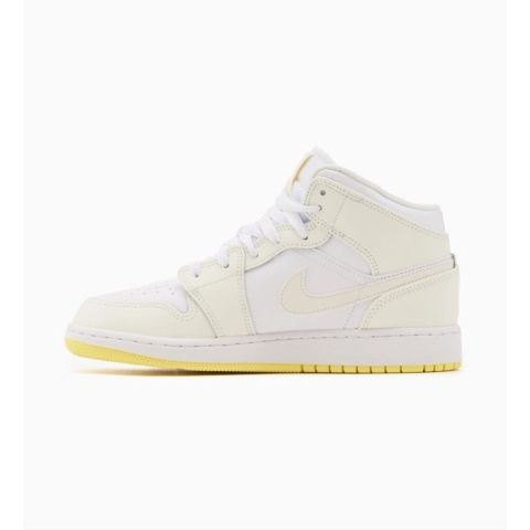 Nike Air Jordan 1 Mid (gs) Witte High Tops Jeugd