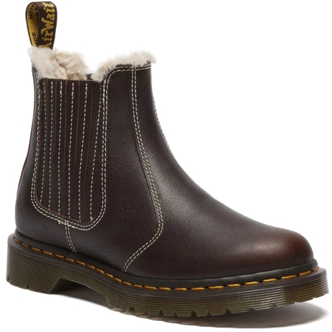 Dr. Martens 2976 Leonore II Chelsea Leren Dames Bruine Laarzen
