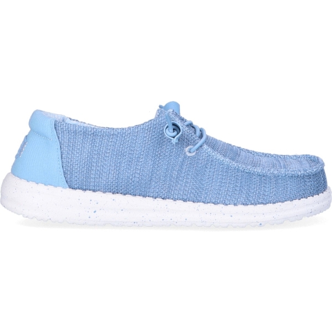 HEYDUDE Instappers Dames Wendy Stretch Sox Blauw 40 Mesh