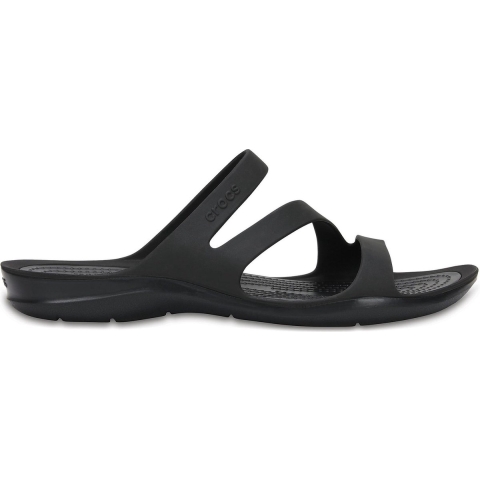 Damessandaal Crocs Swiftwater Sandaal in Zwart