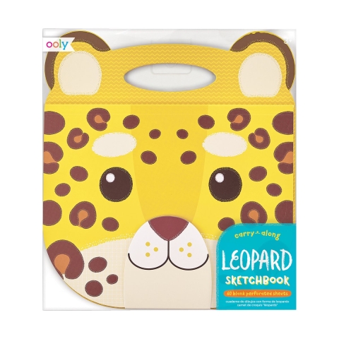 Ooly Schetsboek - Carry Langs - Leopard - Ooly - OneSize - Notitieboekje