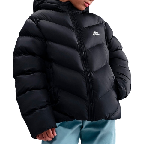 Nike Gevoerde Jas - Puffer - Zwart - Nike - 18 mnd - Donsjassen