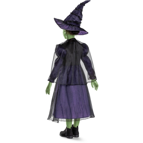 Disguise Verkleedkleren - Wicked - Elphaba - Disguise - 7-8 jaar (122-128) - Kostuum