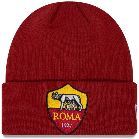New Era Muts - Gebreid - AS Roma - Rood - New Era - 6-12 jaar (116-152) - Mutsen