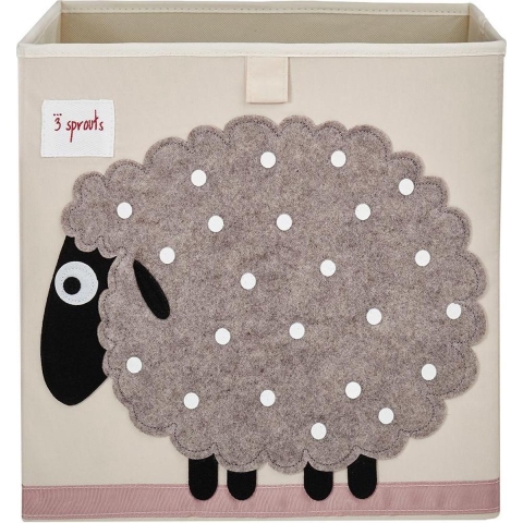 3 Sprouts Opbergbox - 33x33x33 - Schapen - 3 Sprouts - OneSize - Kisten