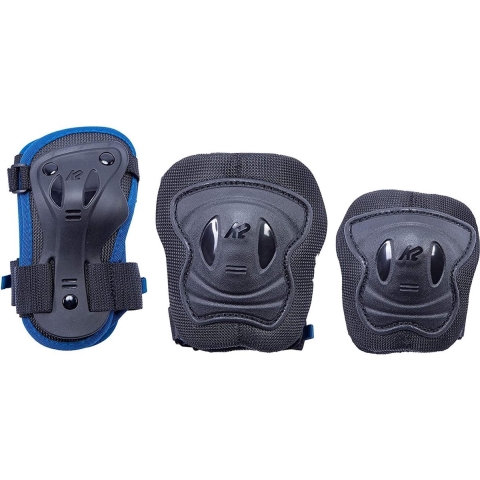K2 Beschermingsset - Raider Pro - Zwart/Blauw - K2 - XS - Xtra Small - Beschermuitrusting