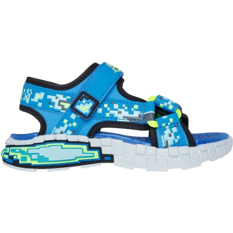 Skechers Sandalen - MEGA Splash 4K - Zwart/Blauw/Groen - Skechers - 27 - Sandalen