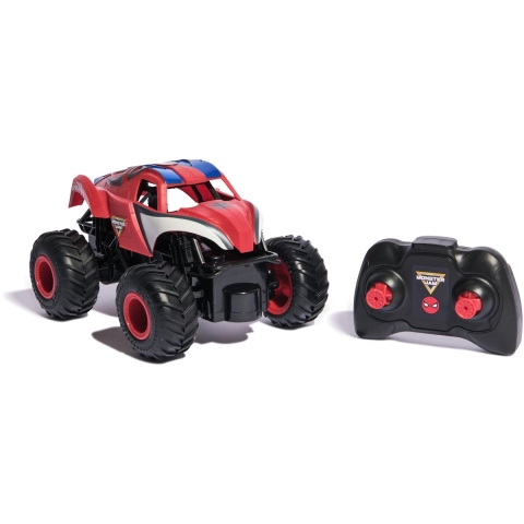 Monster Jam Op afstand bestuurbaar Truck - 1:24 - Spider-Man - Monster Jam - OneSize - Auto
