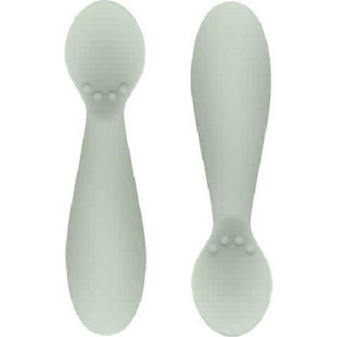 EzPz Tiny Spoon - 2-pack - Dusty Groen - EzPz - OneSize - Kinderbestek