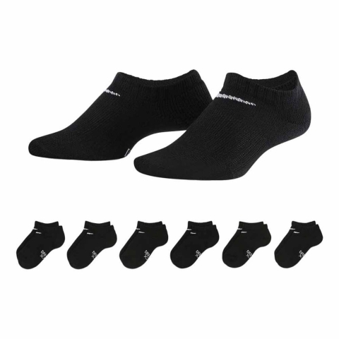 Nike Sokken - Prestaties Basic Laag - 6-pack - Zwart - Nike - 23,5/27 - Sokken