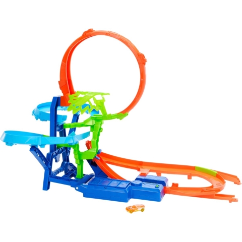 Hot Wheels Autobaan - Stunttracks Mid-Air Crash - Hot Wheels - OneSize - Autobaan