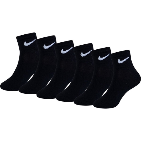 Nike Sokken - Prestaties Basic Laag - 6-pack - Zwart - Nike - 23,5/27 - Sokken