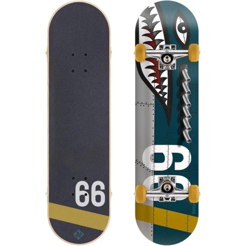 Streetsurfing Skateboard - 7,75'' - Shark vier - Streetsurfing - OneSize - Skateboard