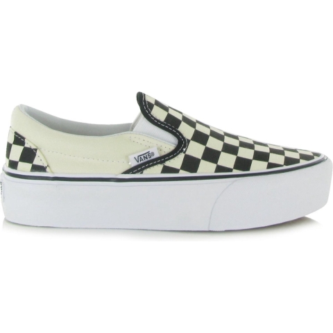 Vans Schoenen - Classic Slip-On - Schaakbord - Zwart/Off White - Vans - 36 - Schoenen