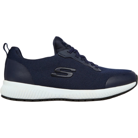 Skechers Dames Squad Slipbestendige Veterschoenen voor Veiligheid