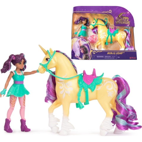 Unicorn Academy Speelgoedfiguren - 13,5 cm - Ava & Leaf - Unicorn Academy - OneSize - Speelgoedfiguur