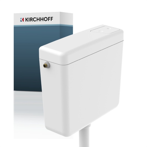Kirchhoff Stortbak 1000, wit, met spaarknop 6-9l - 98869441