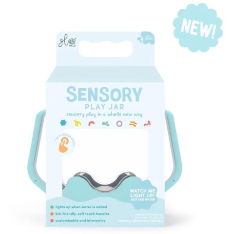 Glo Pals Sensorische pot m. Licht - Frosty Blue - Glo Pals - OneSize - Speelgoed