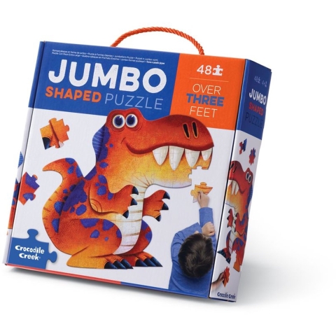 Crocodile Creek Puzzel - 48 Bakstenen - Jumbo Dinosaur - Crocodile Creek - OneSize - Puzzel