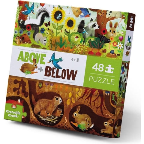Crocodile Creek Puzzel - 48 Bakstenen - Ontdekking van de achter - Crocodile Creek - OneSize - Puzzel