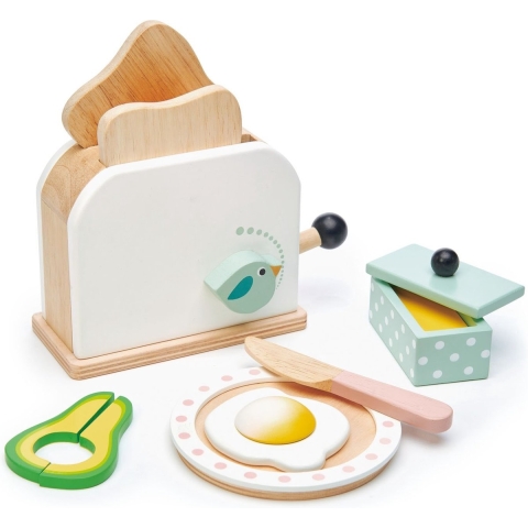 Tender Leaf Houten Speelgoed - Broodrooster - Tender Leaf - OneSize - Speelgoedkeuken