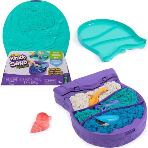 Kinetic Sand Strandset - 680 g - Deep Sea - Kinetic Sand - OneSize - Kinetisch Zand