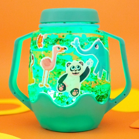 Glo Pals Sensorische pot m. Licht + Accessoires - Cadeauset - Zo - Glo Pals - OneSize - Speelgoed