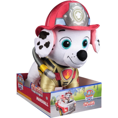 Paw Patrol Knuffel - vier Redding Deluxe - 30cm - Marshall - Paw Patrol - OneSize - Knuffel