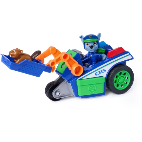 Paw Patrol Speelgoedauto - Thema: Zoek- en reddingsactie - Rocky - Paw Patrol - OneSize - Auto