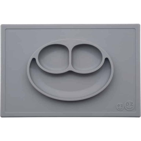 EzPz Happy Mat - Silicone - Donkergrijs - EzPz - OneSize - Borden